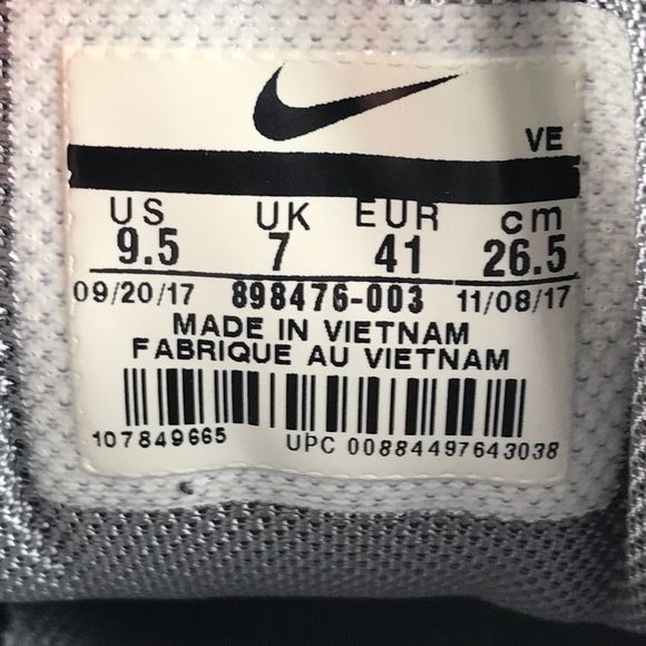 Nike Flex 2017 RN Gray/Orange Athletic Running Shoes 898476-003 Women’s Size 9.5 - Picture 11 of 12